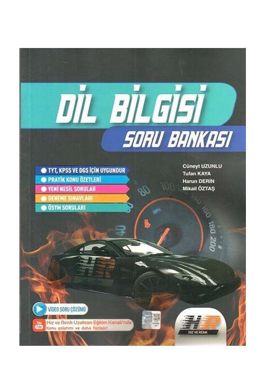 2024 TYT Dil Bilgisi Soru Bankası Hız ve Renk Yayınları