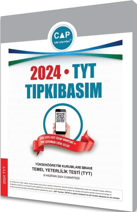 2024 TYT Tıpkı Basım Çap Yayınları