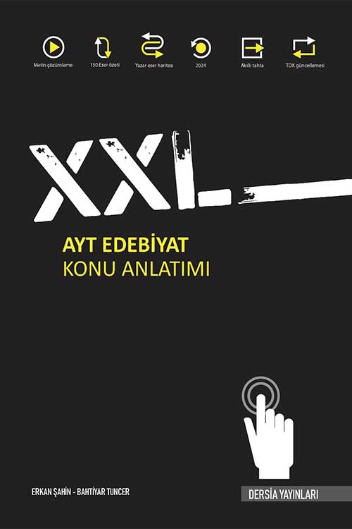 2024 XXL AYT Edebiyat Konu Anlatımı Dersia Yayınları