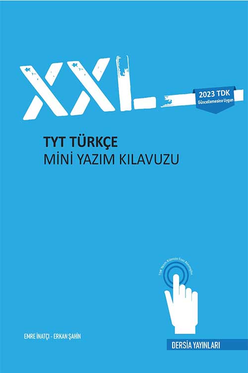 2024 XXL TYT Türkçe Mini Yazım Kılavuzu Dersia Yayınları