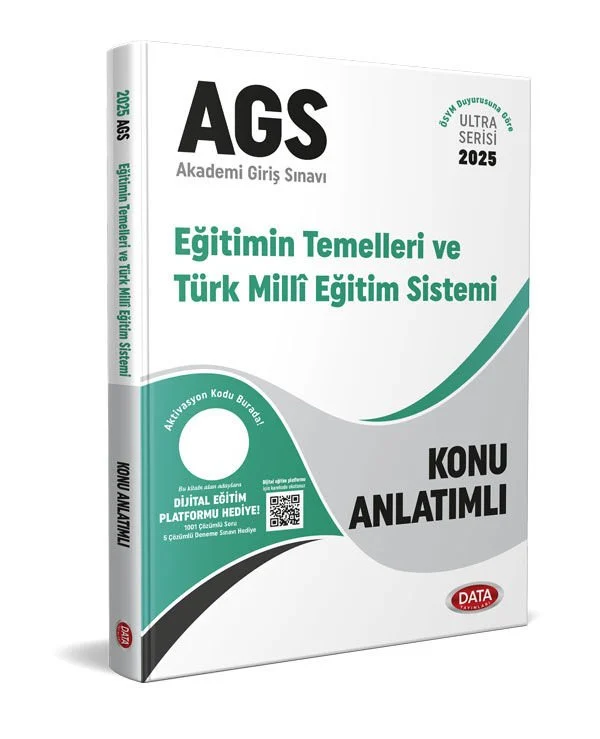 2025 AGS Ultra Serisi Eğitimin Temelleri - Türk Milli Eğitim Sistemi Konu Anlatımlı Data Yayınları