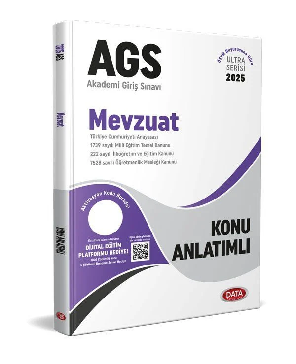 2025 AGS Ultra Serisi Mevzuat Konu Anlatımlı Data Yayınları