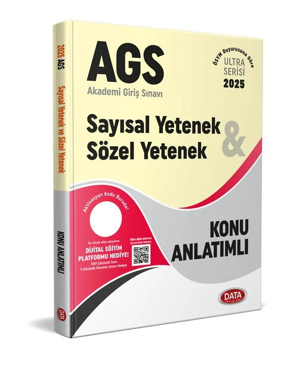 2025 AGS Ultra Serisi Sayısal Yetenek - Sözel Yetenek Konu Anlatımlı Data Yayınları