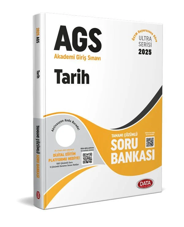 2025 AGS Ultra Serisi Tarih Soru Bankası - Karekod Çözümlü Data Yayınları