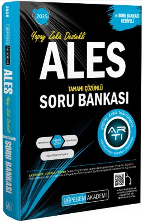 2025 ALES Tamamı Çözümlü Soru Bankası Pegem Akademi Yayıncılık
