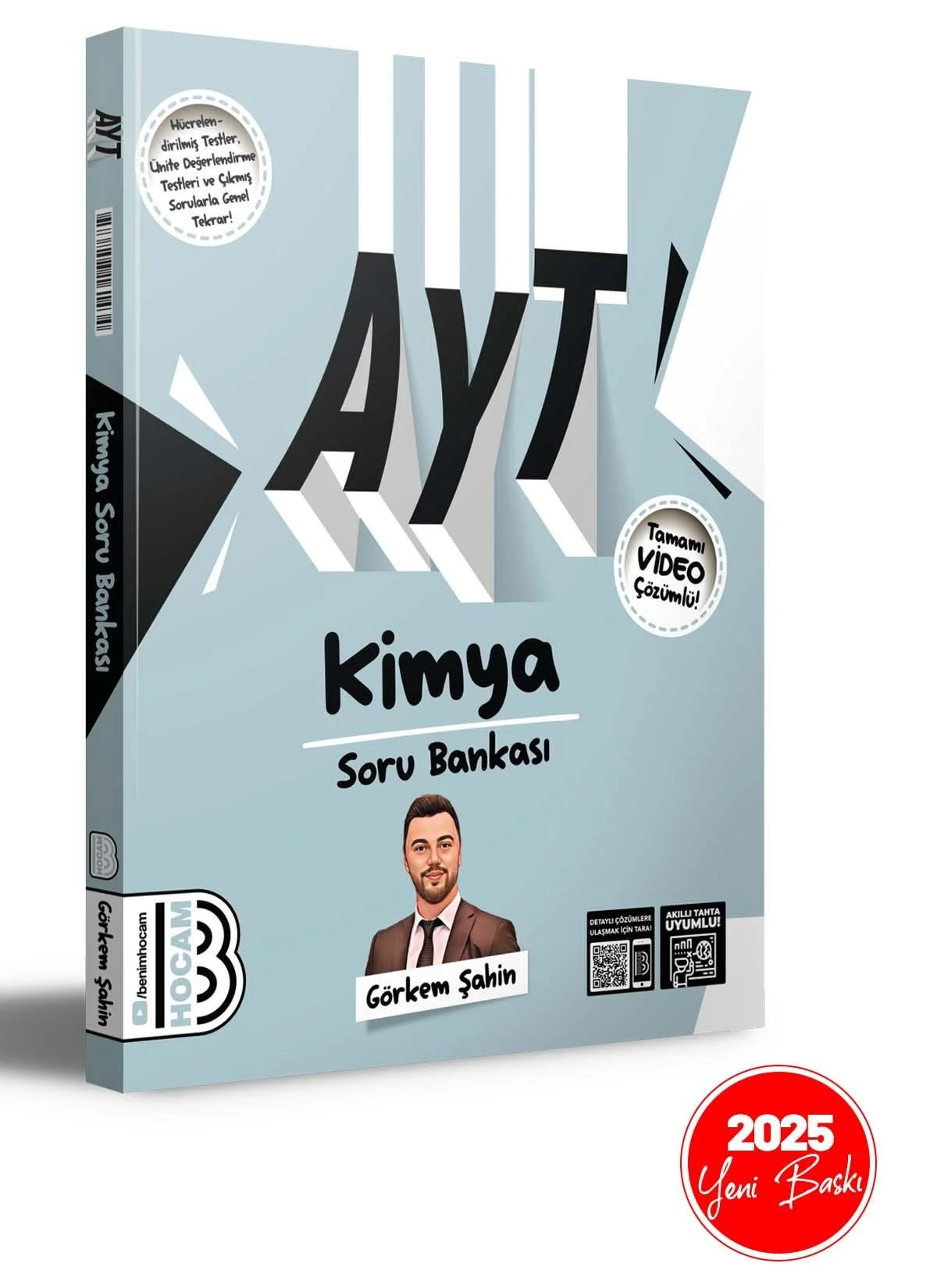 2025 AYT Kimya Tamamı Video Çözümlü Soru Bankası Benim Hocam Yayınları