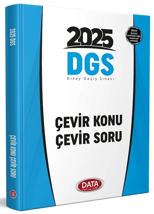 2025 DGS Çevir Konu Çevir Soru Data Yayınları
