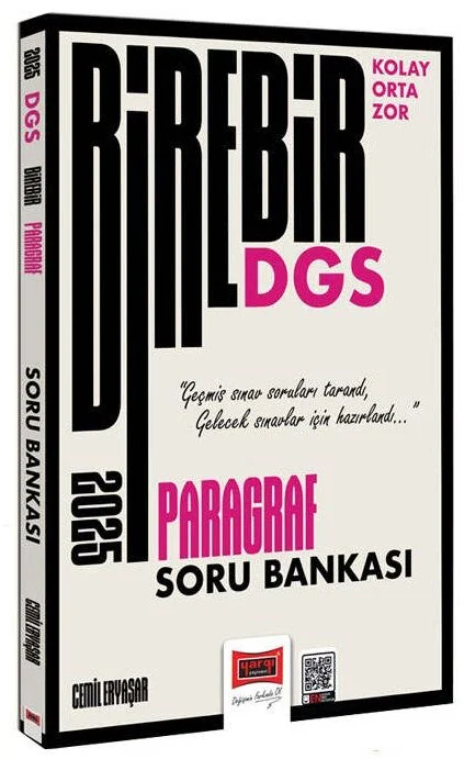 2025 DGS Paragraf Soru Bankası Birebir Serisi - Cemil Eryaşar Yargı Yayınları