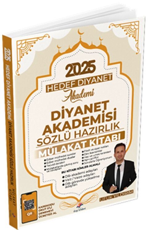 2025 Diyanet İşleri Başkanlığı Hedef Diyanet Akademisi Sözlü Mülakat Kitabı Dizgi Kitap Yayınları