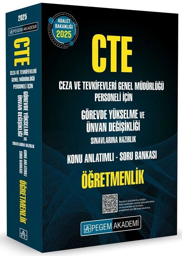 2025 GYS Ceza Tevkifevleri Öğretmenlik Konu Anlatımı Soru Bankası Görevde Yükselme ve Ünvan Değişikliği Pegem Akademi Yayınları