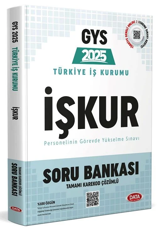 2025 GYS İŞKUR Türkiye İş Kurumu Soru Bankası Karekod Çözümlü Data Yayınları