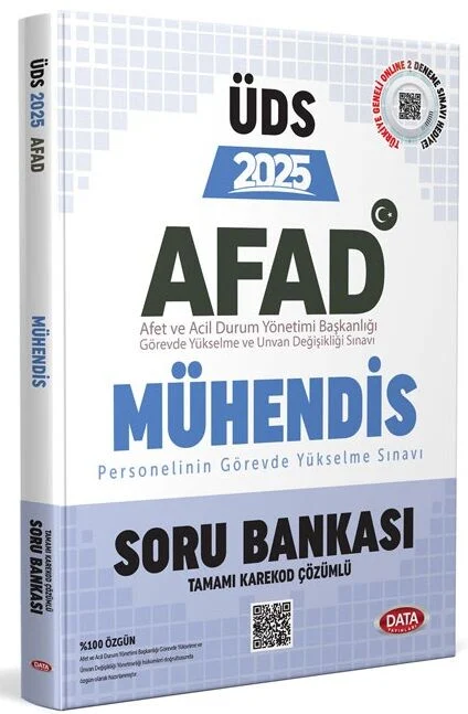 2025 GYS ÜDS AFAD Mühendis Soru Bankası Çözümlü Görevde Yükselme Ünvan Değişikliği Data Yayınları