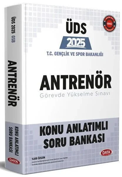 2025 GYS ÜDS Gençlik ve Spor Bakanlığı Antrenör Konu Anlatımlı Soru Bankası Görevde Yükselme Data Yayınları