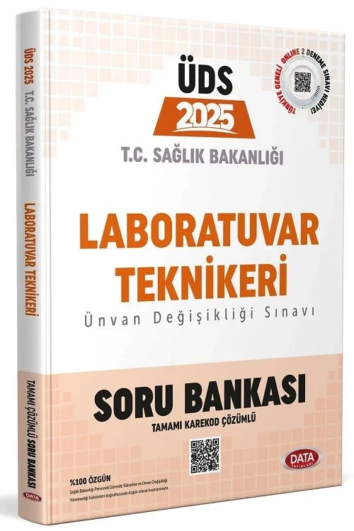 2025 GYS ÜDS Sağlık Bakanlığı Laboratuvar Teknikeri Soru Bankası Çözümlü Görevde Yükselme Ünvan Değişikliği Data Yayınları