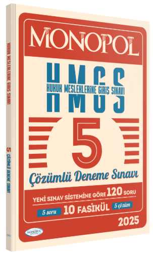 2025 HMGS 5 Deneme Çözümlü Monopol Yayınları 2025 HMGS 5 Deneme Çözümlü Monopol Yayınları