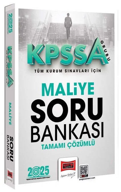 2025 KPSS A Grubu Tüm Kurum Sınavları İçin Tamamı Çözümlü Maliye Soru Bankası Yargı Yayınları
