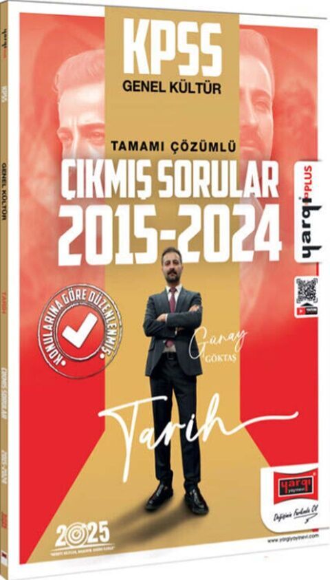 2025 KPSS Genel Kültür 2015 2024 Tarih Konularına Göre Düzenlenmiş Tamamı Çözümlü Çıkmış Sorular Yargı Yayınları