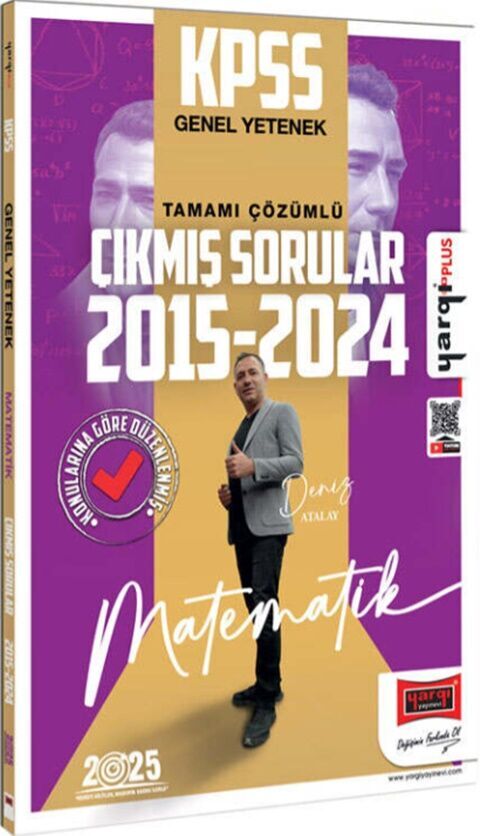 2025 KPSS Genel Yetenek Matematik 2015 2024 Konularına Göre Düzenlenmiş Tamamı Çözümlü Çıkmış Sorular Yargı Yayınları