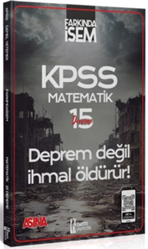2025 KPSS Matematik Aşina Farkında İsem 15 Deneme İsem Yayıncılık