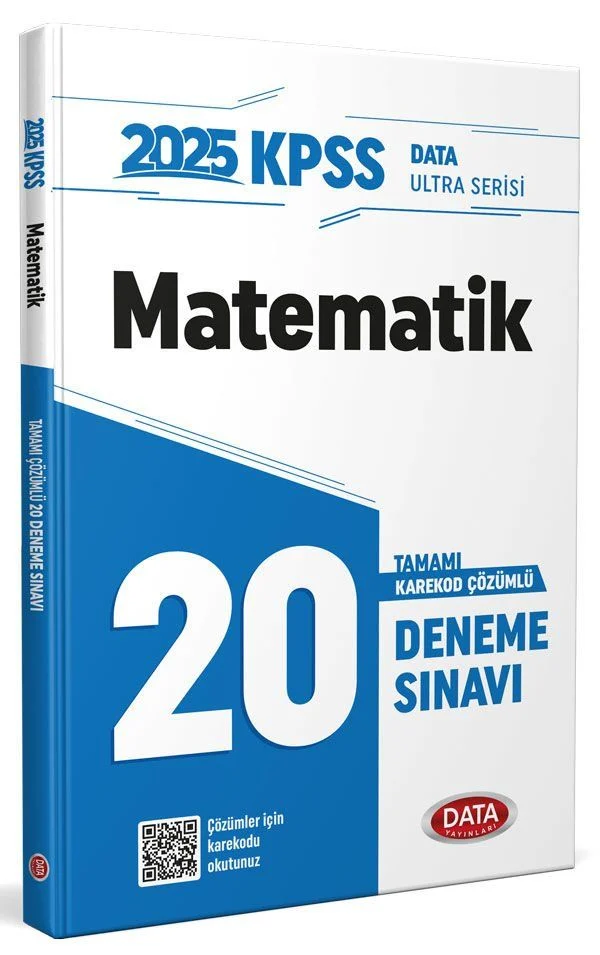 2025 KPSS Ultra Serisi Matematik 20 Deneme Sınavı Data Yayınları