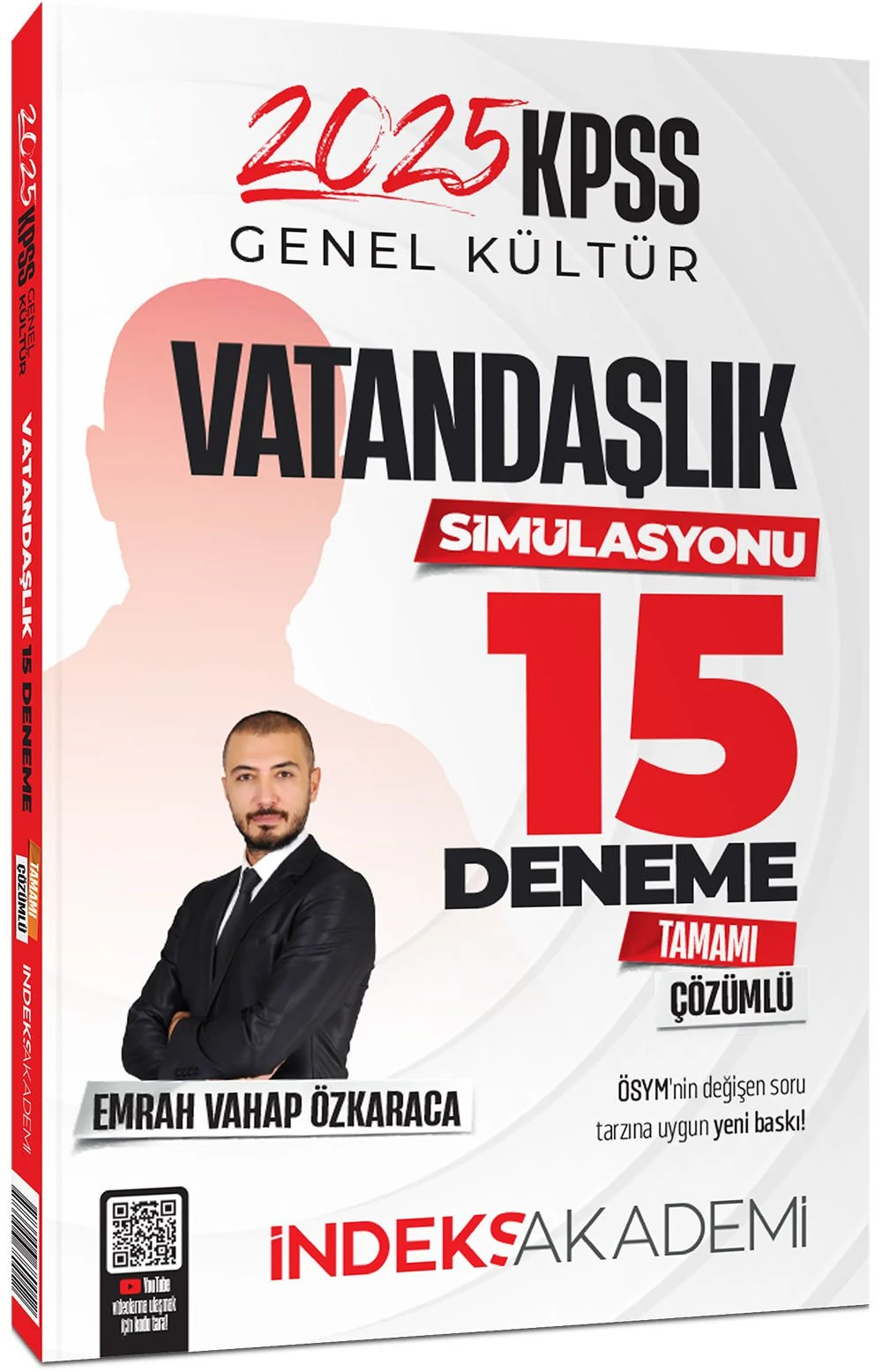 2025 KPSS Vatandaşlık Simülasyonu 15 Deneme Çözümlü - Emrah Vahap Özkaraca İndeks Akademi Yayıncılık