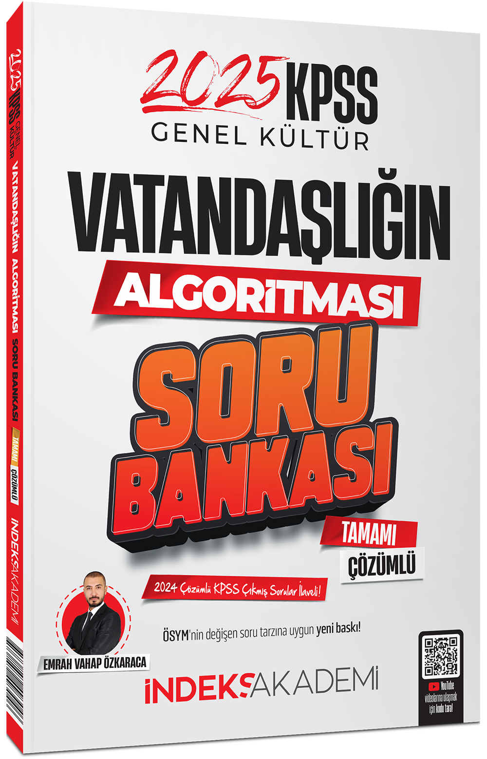 2025 KPSS Vatandaşlık Vatandaşlığın Algoritması Soru Bankası Çözümlü - Emrah Vahap Özkaraca İndeks Akademi Yayıncılık