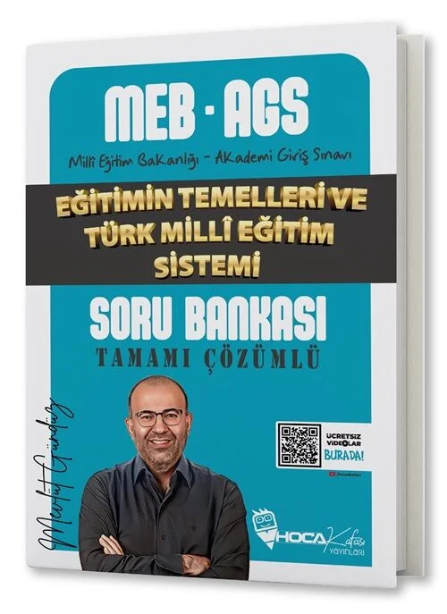 2025 MEB-AGS Eğitimin Temelleri ve Türk Milli Eğitim Sistemi Soru Bankası Çözümlü - Mevlüt Gündüz Hoca Kafası Yayınları