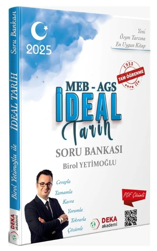 2025 MEB-AGS İdeal Tarih Soru Bankası Çözümlü - Birol Yetimoğlu Deka Akademi Yayınları