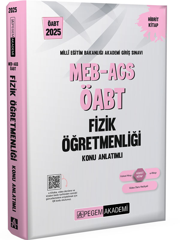 2025 MEB AGS ÖABT Fizik Öğretmenliği Konu Anlatımlı Pegem Akademi Yayıncılık 2025 MEB AGS ÖABT Fizik Öğretmenliği Konu Anlatımlı Pegem Akademi Yayıncılık