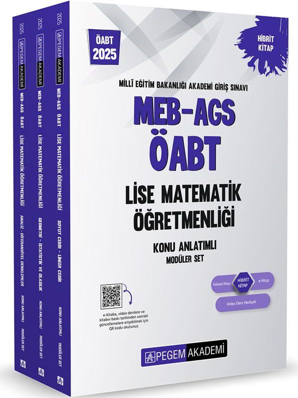 2025 MEB AGS ÖABT Lise Matematik Öğretmenliği Konu Anlatımlı Modüler Set Pegem Akademi Yayıncılık 2025 MEB AGS ÖABT Lise Matematik Öğretmenliği Konu Anlatımlı Modüler Set Pegem Akademi Yayıncılık