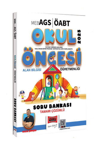2025 MEB-AGS ÖABT Okul Öncesi Alan Bilgisi Öğretmenliği Tamamı Çözümlü Soru Bankası Yargı Yayıncılık