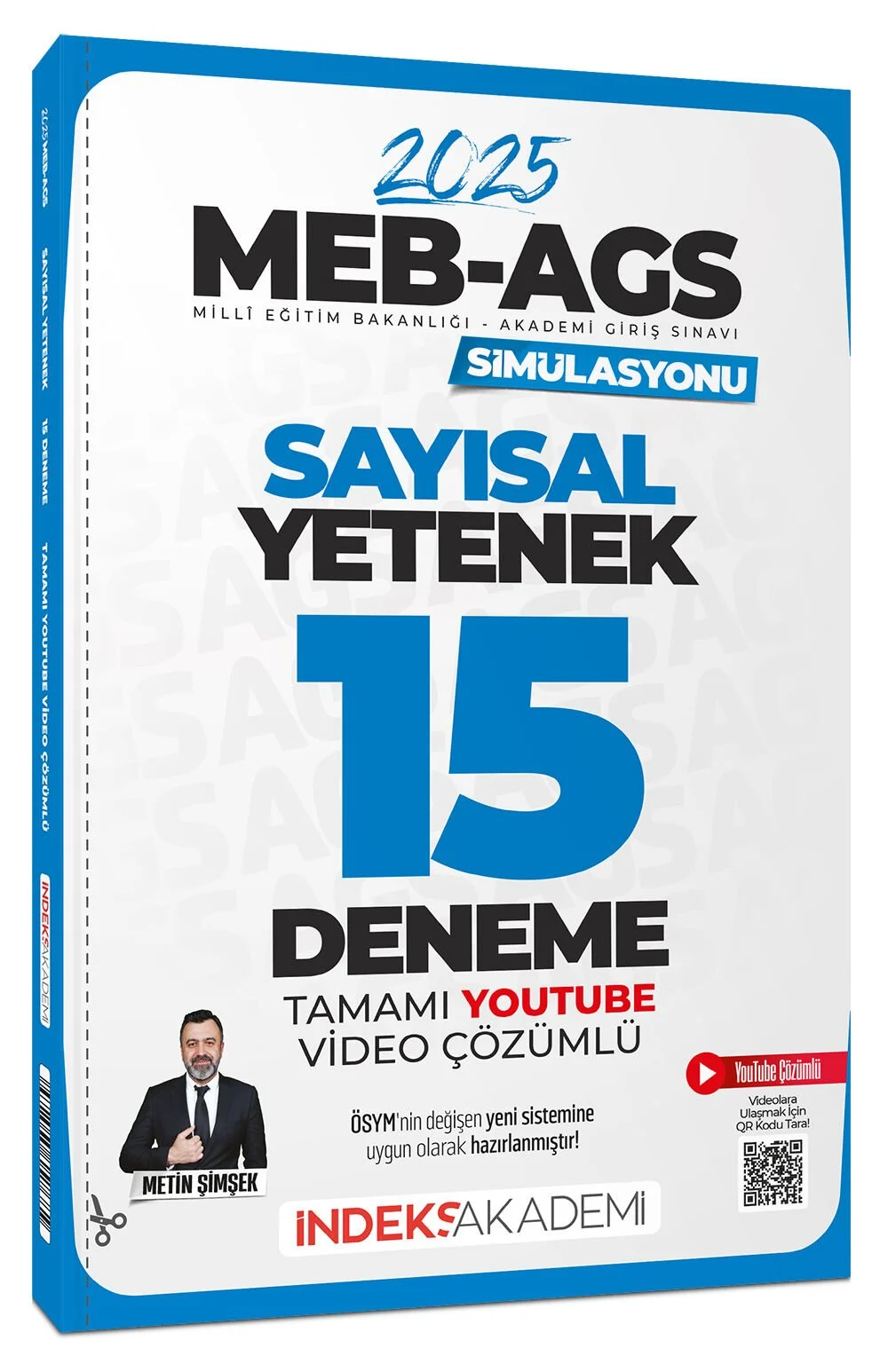 2025 MEB-AGS Simülasyonu Sayısal Yetenek 15 Deneme Çözümlü  İndeks Akademi Yayıncılık