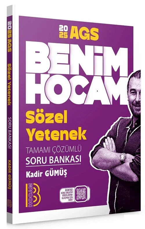 2025 MEB-AGS Sözel Yetenek Soru Bankası Çözümlü Benim Hocam Yayınları
