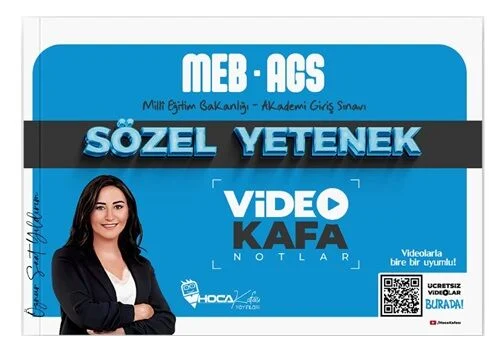 MEB AGS Sözel Yetenek Video Kafa Notlar Hoca Kafası Yayınları