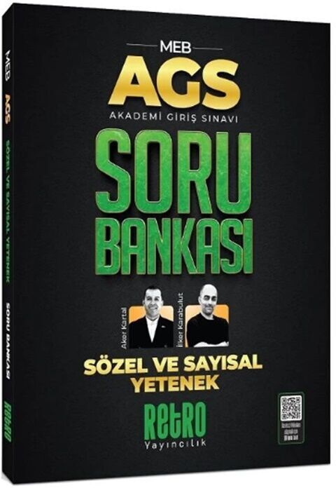 2025 MEB AGS Sözel ve Sayısal Yetenek Soru Bankası Retro Yayıncılık