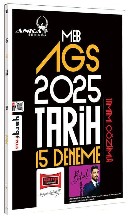 2025 MEB-AGS Tarih 15 Deneme Çözümlü Anka Serisi - Bilal Bacaksız Yargı Yayınları