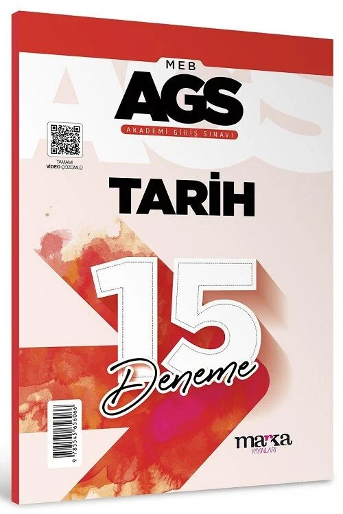 2025 MEB AGS Tarih 15 Deneme Tamamı Video Çözümlü Marka Yayınları 2025 MEB AGS Tarih 15 Deneme Tamamı Video Çözümlü Marka Yayınları