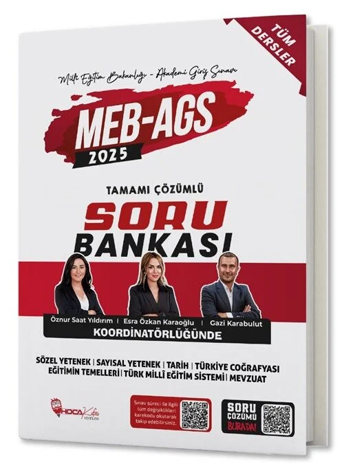 2025 MEB AGS Tüm Dersler Soru Bankası Hoca Kafası Yayınları
