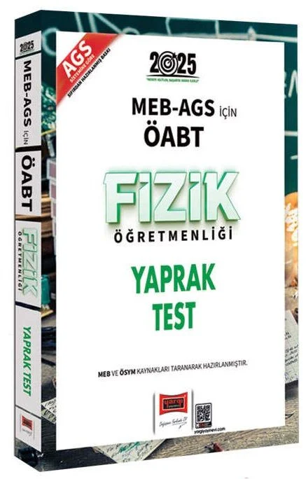 2025 ÖABT MEB-AGS Fizik Öğretmenliği Yaprak Test Yargı Yayınları