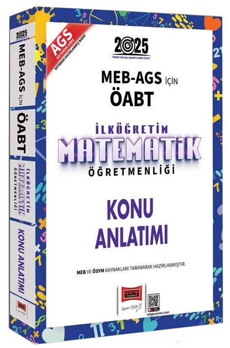 2025 ÖABT MEB-AGS İlköğretim Matematik Öğretmenliği Konu Anlatımı Yargı Yayınları