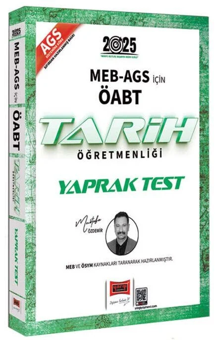 2025 ÖABT MEB-AGS Tarih Öğretmenliği Yaprak Test - Mustafa Özdemir Yargı Yayınları