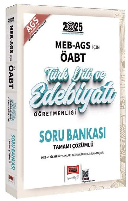 2025 ÖABT MEB-AGS Türk Dili ve Edebiyatı Öğretmenliği Soru Bankası Çözümlü Yargı Yayınları