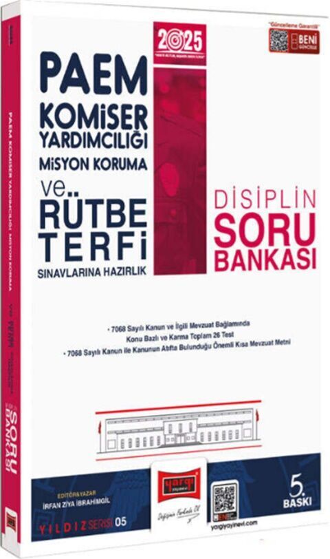 2025 PAEM Komiser Yardımcılığı Misyon Koruma ve Rütbe Terfi Sınavlarına Hazırlık Disiplin Soru Bankası Yargı Yayınları