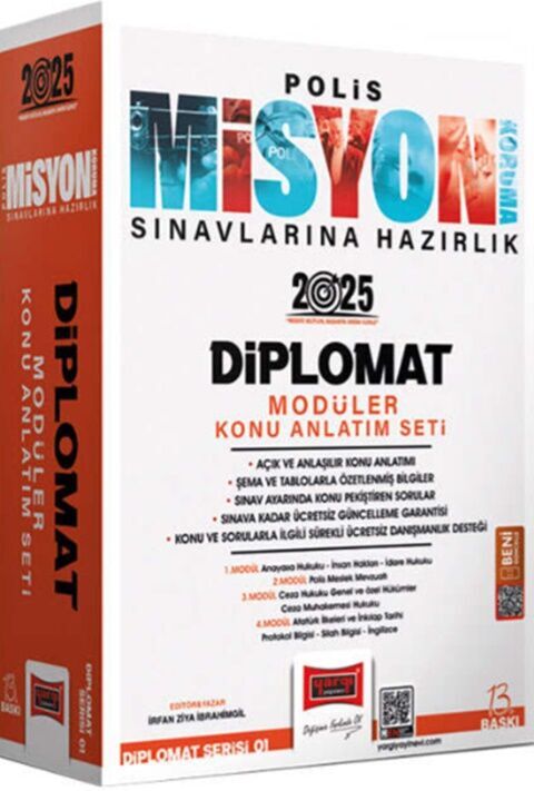 2025 Polis Misyon Sınavlarına Hazırlık Diplomat Serisi Diplomat Modüler Konu Anlatım Seti Yargı Yayınları