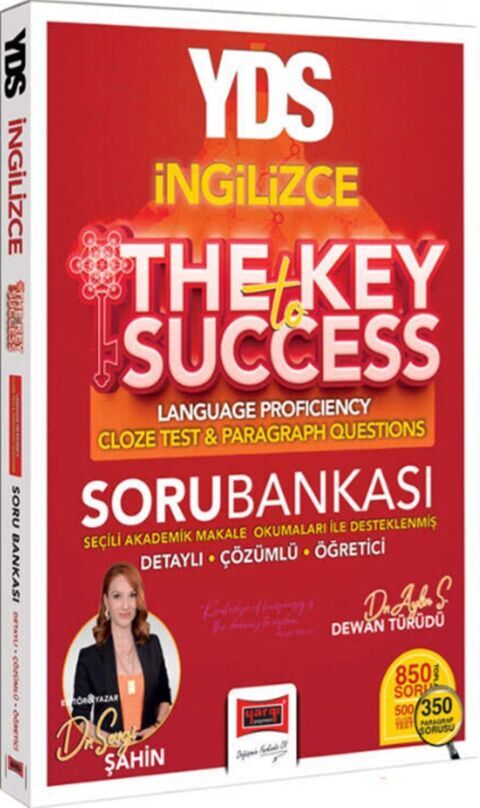 2025 YDS İngilizce The Key To Success Language Proficiency Cloze Test Paragraph Questions Soru Bankası Yargı Yayınları