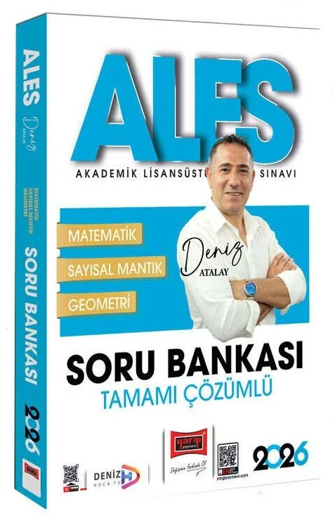 2026 ALES Sayısal Mantık Matematik-Geometri Soru Bankası Çözümlü - Deniz Atalay Yargı Yayınları