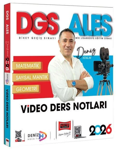 2026 DGS ALES Matematik Sayısal Mantık Geometri Video Ders Notları - Deniz Atalay Yargı Yayınları