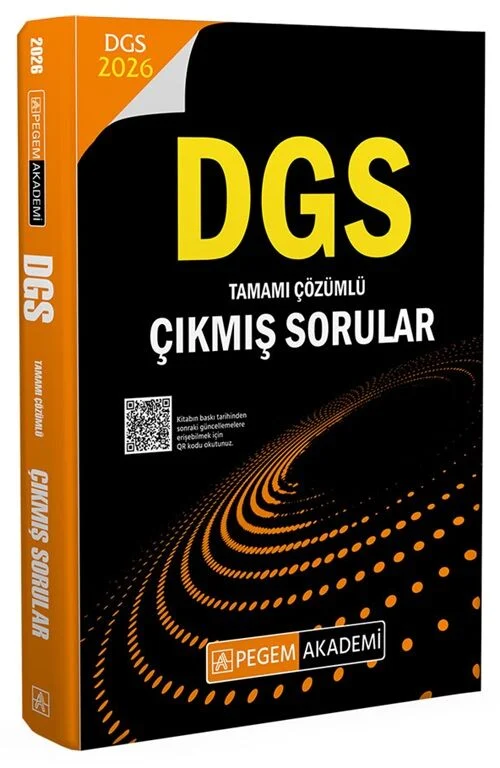 2026 DGS Çıkmış Sorular Çözümlü Pegem Akademi Yayınları