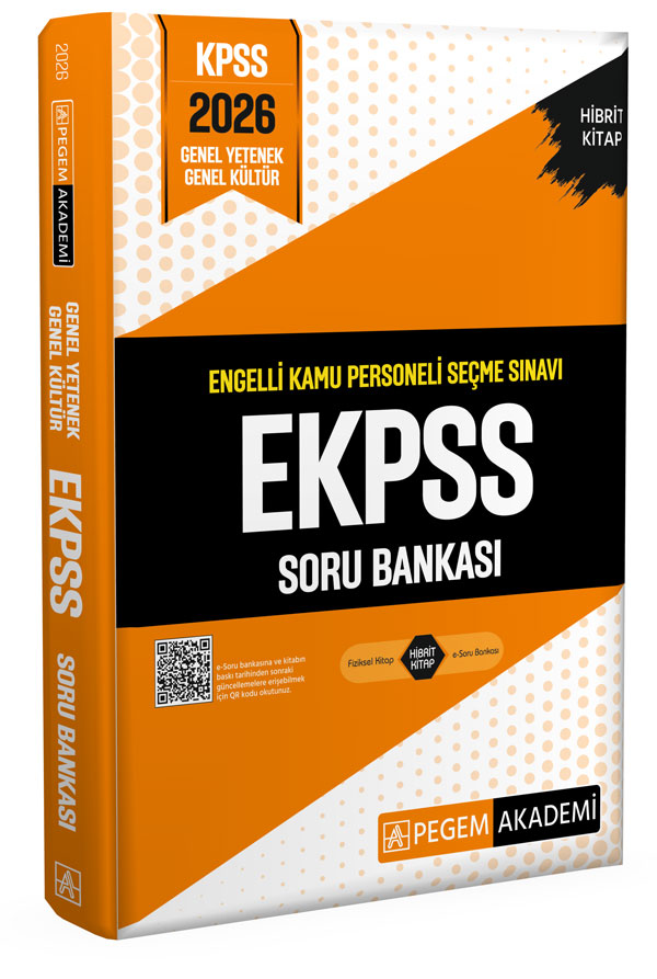 2026 E-KPSS Engelli Kamu Personeli Seçme Sınavı Soru Bankası Pegem Akademi Yayıncılık