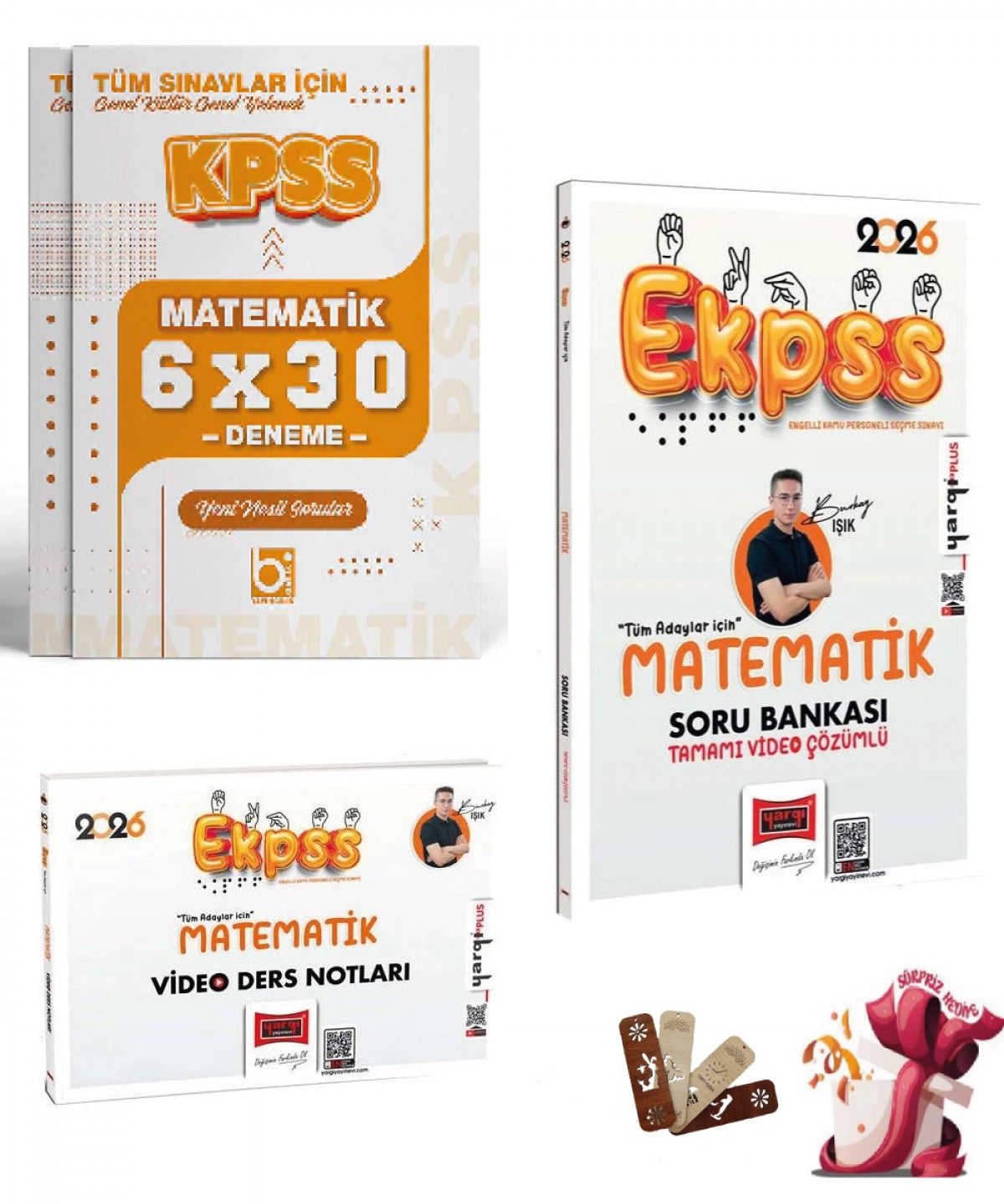 2026 EKPSS Matematik Konu + Soru + Deneme Seti 3 Kitap Bigelio ve Yargı Yayınları